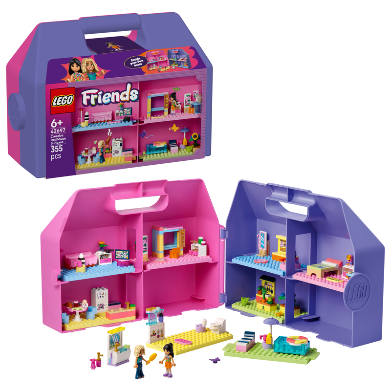 LEGO Friends 42697 Kreatives Puppenhaus-Koffer