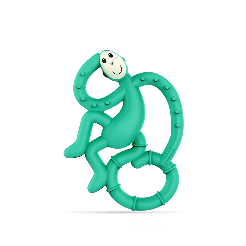 Mini Monkey Teether 3+ Months Green