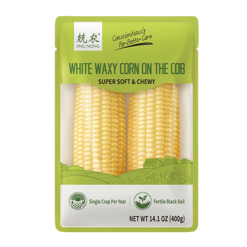 Jing Nong White Jingnong Waxy Corn On The Cob 400G