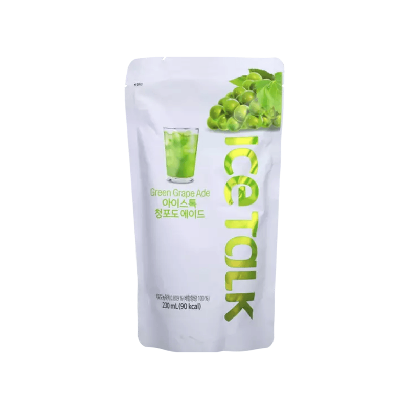 Ice Talk groene druivendrank - 230 ml