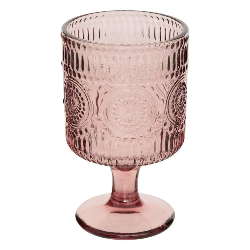 Ina Weinglas - 21 cl - Pink - Tulpenförmiges Soda-Lime-Glas