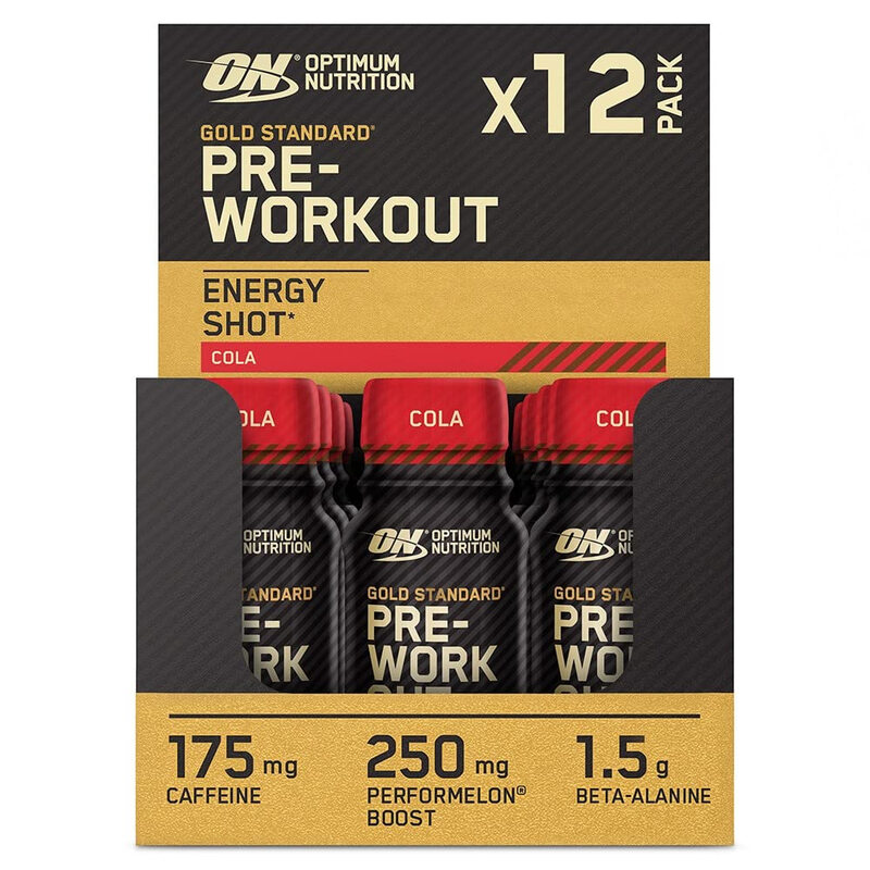 Optimum Nutrition Gold Standard Pre-Workout Shot - 12 x 60 ml - Cola