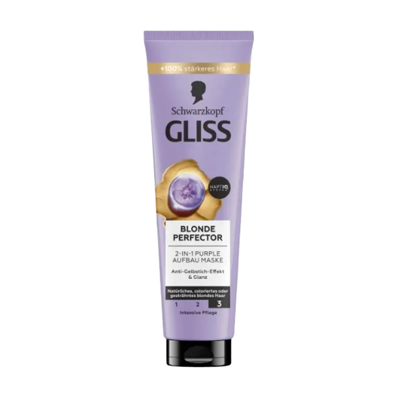 Schwarzkopf GLISS 2-in-1 Reparaturmaske Blonde Perfektion