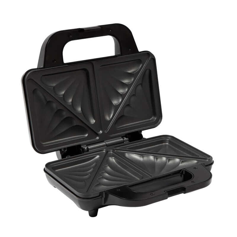 Deep Fill Sandwich Maker - 900W, Black, Non Stick Toastie Maker, Compact & Portable