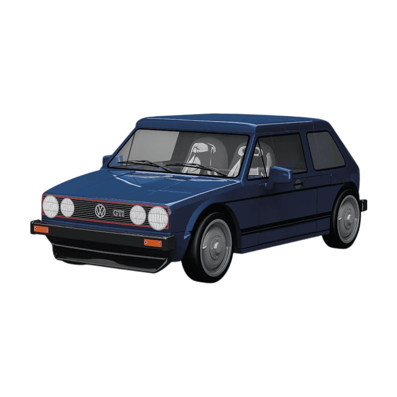 Cobi Volkswagen VW Golf GTI 1:35 Scale 68 Piece Brick Building Set
