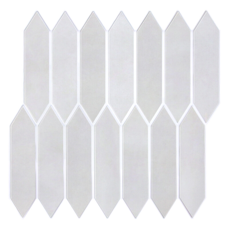 Commomy Grau Weiß Geometrische Diamanten 3D Wandpaneele, PVC Selbstklebende Wandstickers, 30 x 30 cm, 10 Stück, Selbstklebend & Einfach zu installieren, Moderne dekorative Wandabdeckung für Wohnzimmer, Schlafzimmer, Eingangsbereich & Home-Office