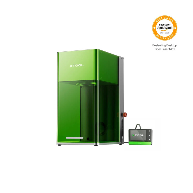 Graveur et Découpeur Double xTool F1 Ultra 20W Fibre et Diode, Vitesse Ultra Rapide 10000mm/s, pour Bijoux, Métal et Bois, avec Caméra Intelligente, Fonction Auto Streamline et Gravure 3D