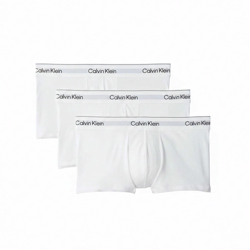 Calvin Klein 3-pack lage taille boxershorts - Icon Cotton Stretch - wit 3XL