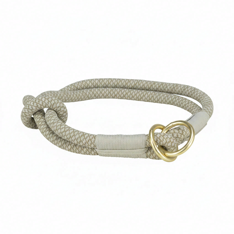 Jollypaw by Trixie # HB Halfslip halsband grijs/lichtgrijs 55 x 1 cm