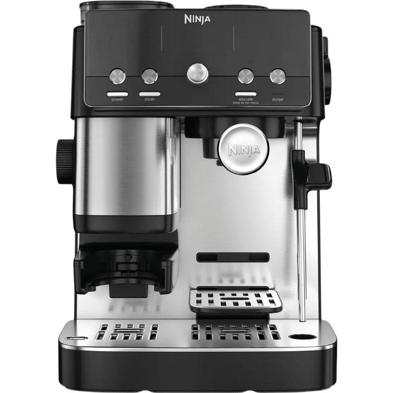 Ninja Luxe Café Mini 2-in-1 espresso- en filterkoffiemachine - Ingebouwde bonenmaler - Handmatige melkschuimer - ES301EU