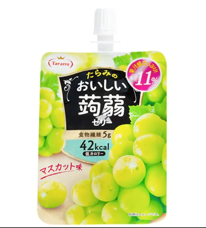 TARAMI Oishii Konjak-Gelee Muskattraube 150 g