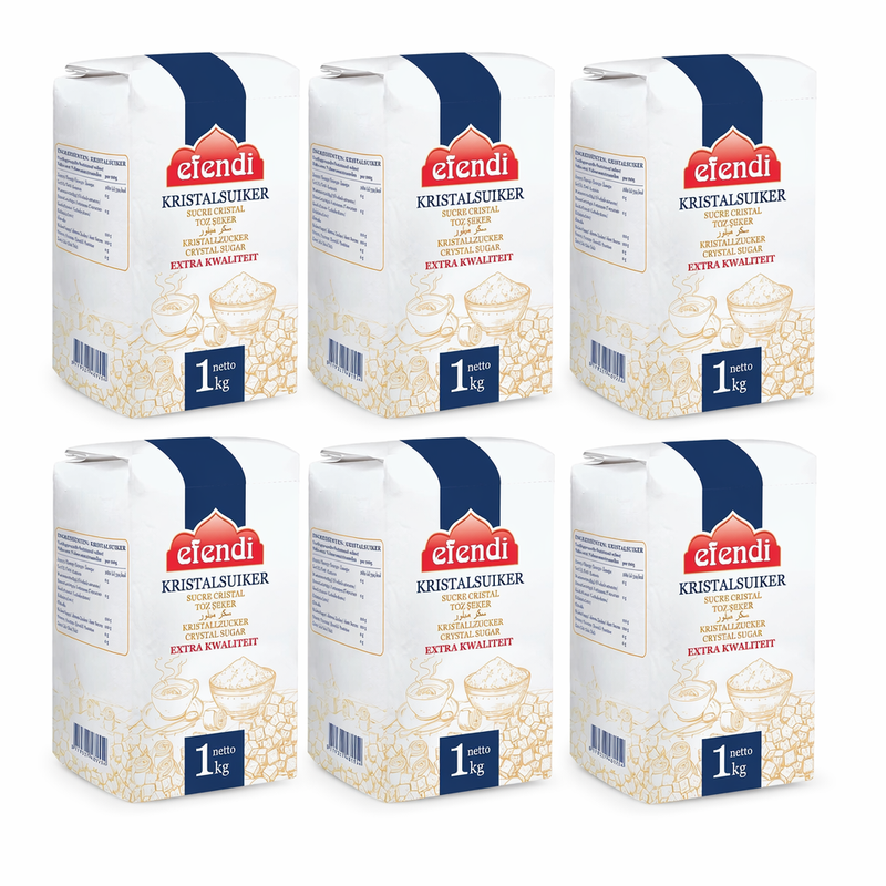 Efendi Kristalsuiker 1 kg x 6