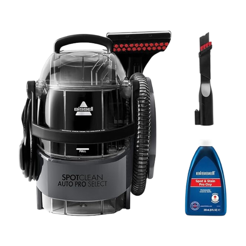 Bissell SpotClean Auto Pro Select Teppichreinigungsmaschine Handgeführt Tief Schwarz