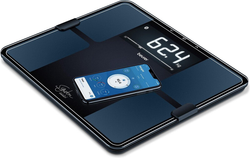 Beurer BF915 - Slimme weegschaal - Bluetooth lichaamsanalyse 200 kg voor 8 gebruikers