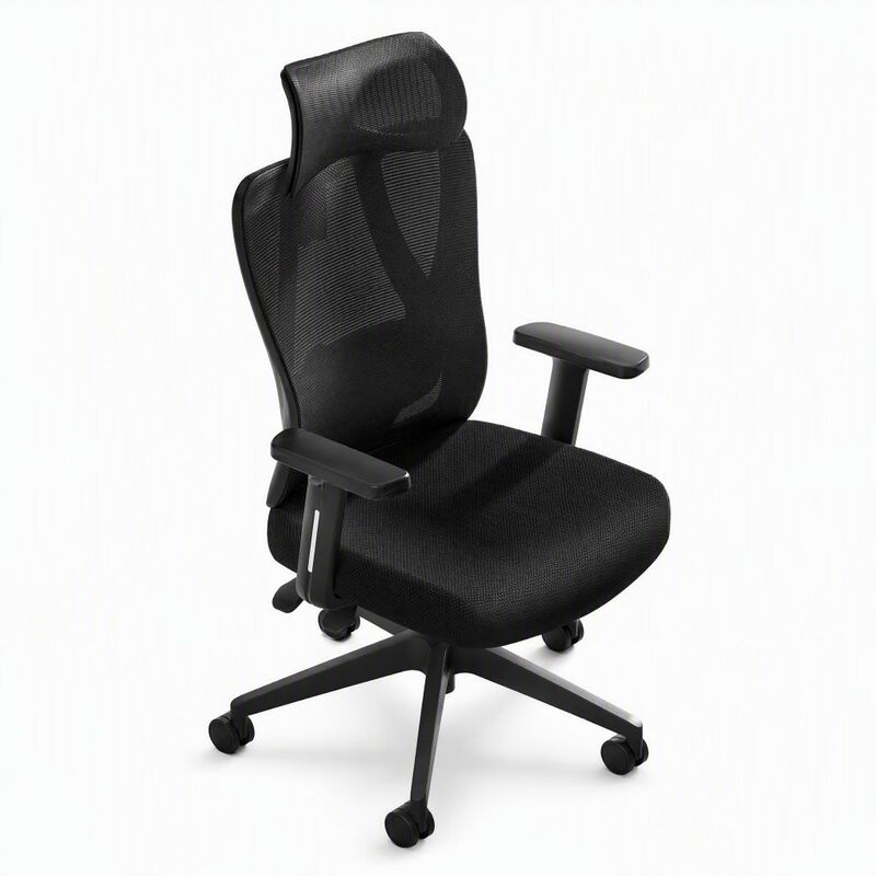 Ochama X J.ZAO Z5 zachte bureaustoel - ergonomische bureaustoel, 105°-140° verstelbare gamingstoel, 4D draaibare lendensteun, zachte verstelbare hoofdsteun, ademende 2-laags mesh-stof, drukvaste zitting, Premium-ervaring - werk/kantoor/gaming