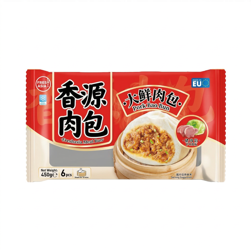 FRESHASIA vleesbroodjes met sappig varkensvlees 450 g