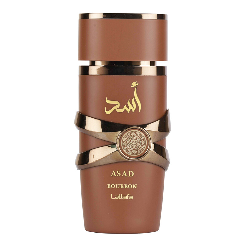 Lattafa Asad Bourbon Unisex Eau de Parfum – Rosa Pfeffer, Kakao & Bourbon-Vanille, 100 ml
