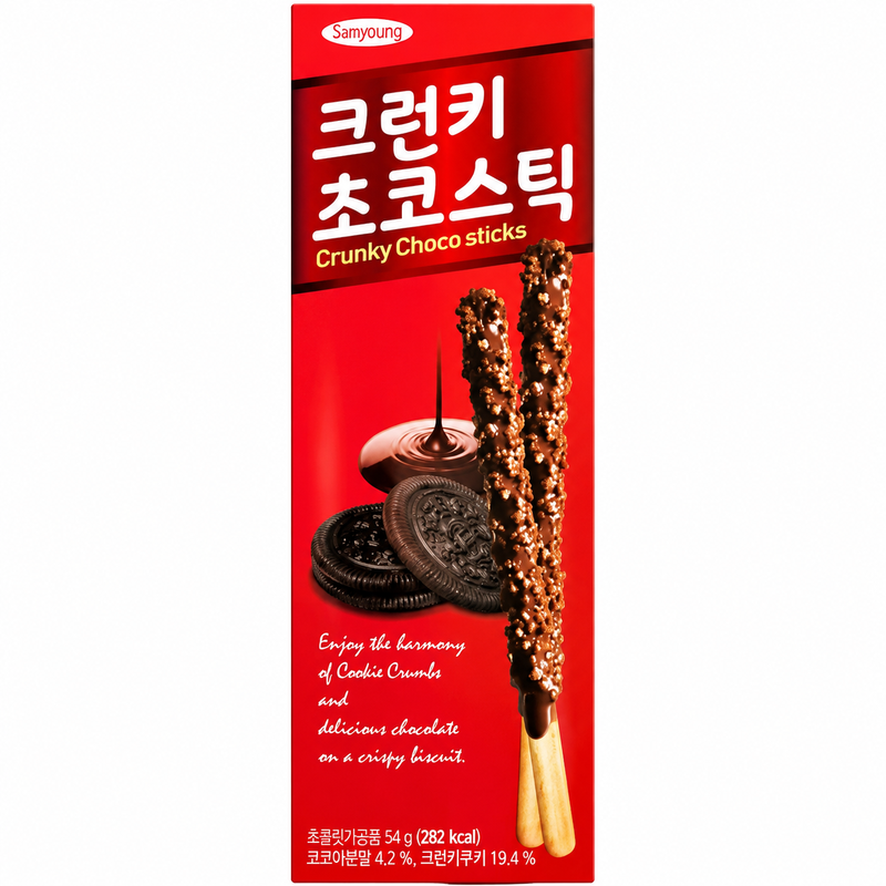 Samyoung Crunky Big Choco Sticks 54 g