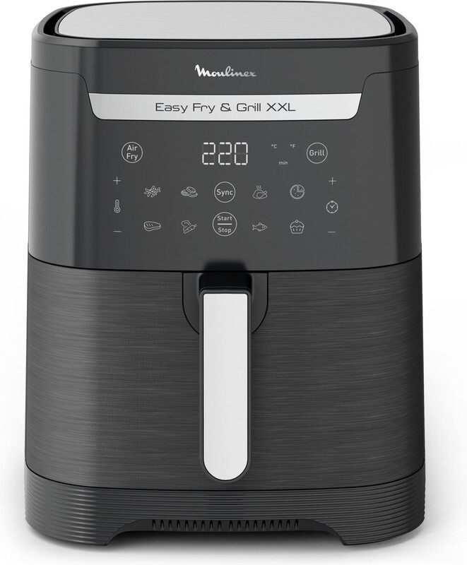 Rowenta Moulinex EZ801810 heteluchtfriteuse XXL, zwart