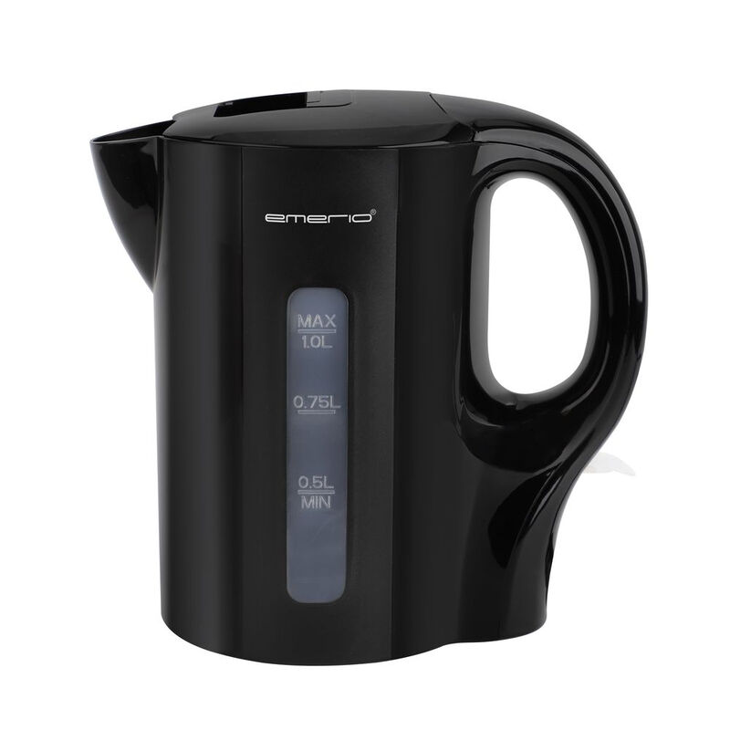 Emerio WK-133947, Waterkoker, 1,0 L, Strix Control, Automatische uitschakeling, Zwart