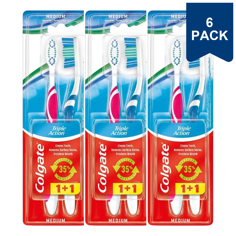 Colgate Triple Action tandenborstel 2-pack (3-pack)