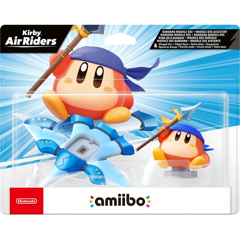 Nintendo Amiibo Figur Bandana Waddle Dee & Winged‑Star, Kirby Air Riders Collection, NFC‑Figur für Nintendo Switch, Wii U, New 3DS, Sammler-Gaming-Zubehör