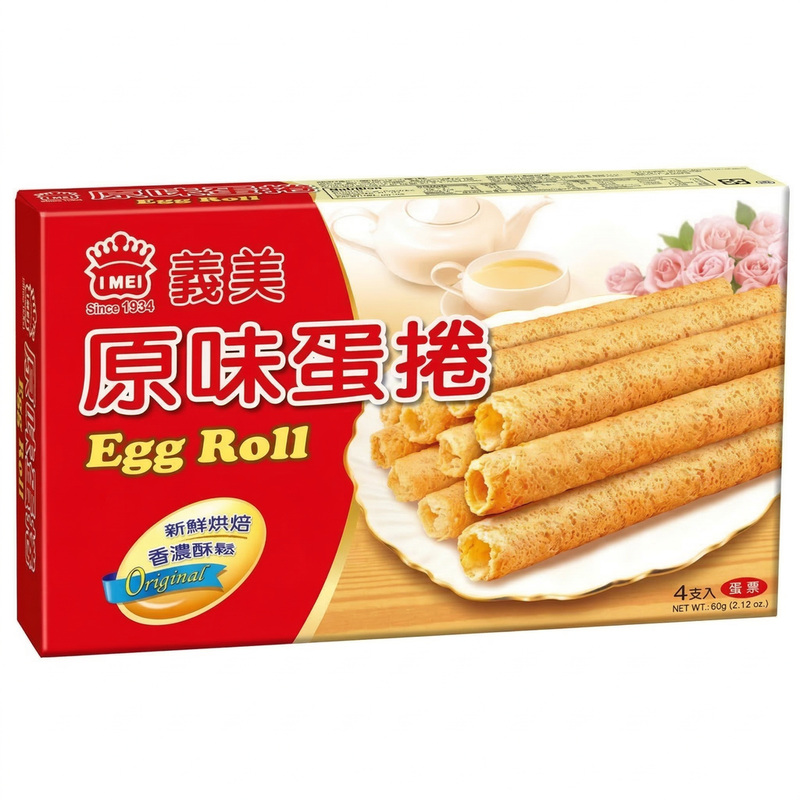 Yi Mei Light Im Egg Roll Original 60G