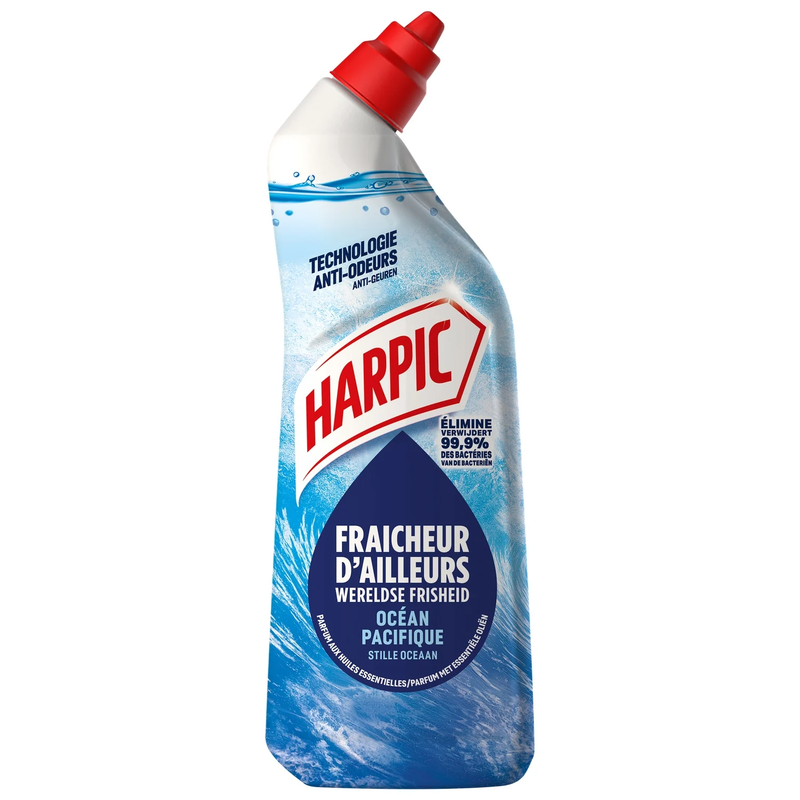 HARPIC Pacific Ocean Gel WC Désinfectant Anti-Odeurs 750 ml