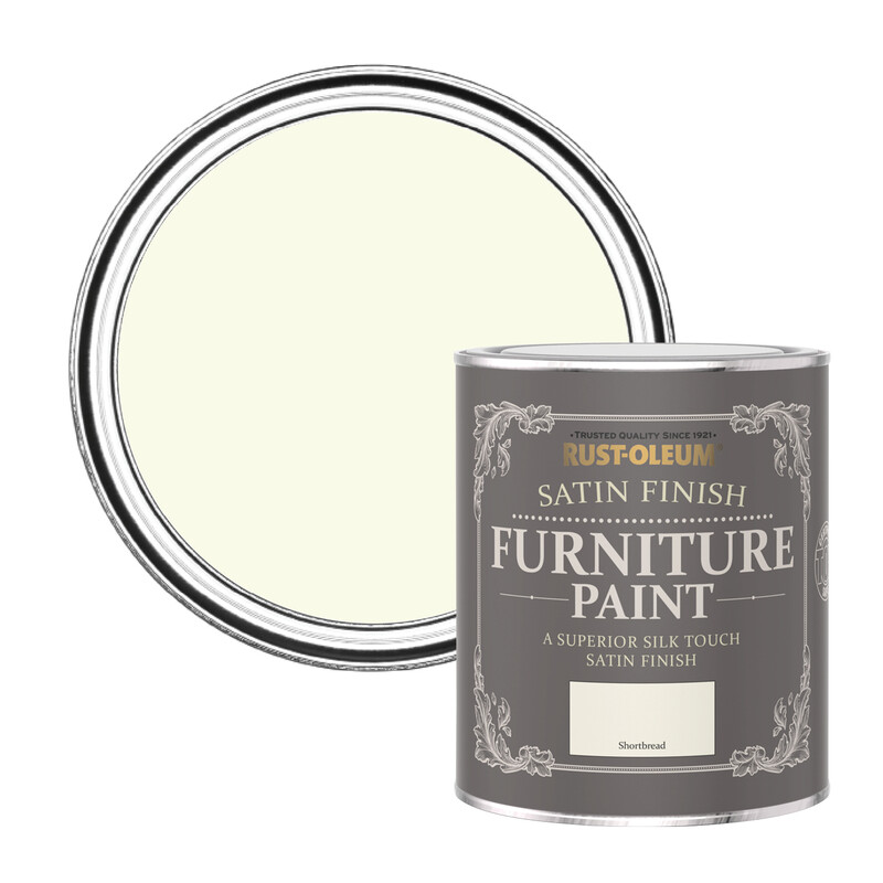 SATIN FURNITURE PAINT SHORTBREAD 750ML