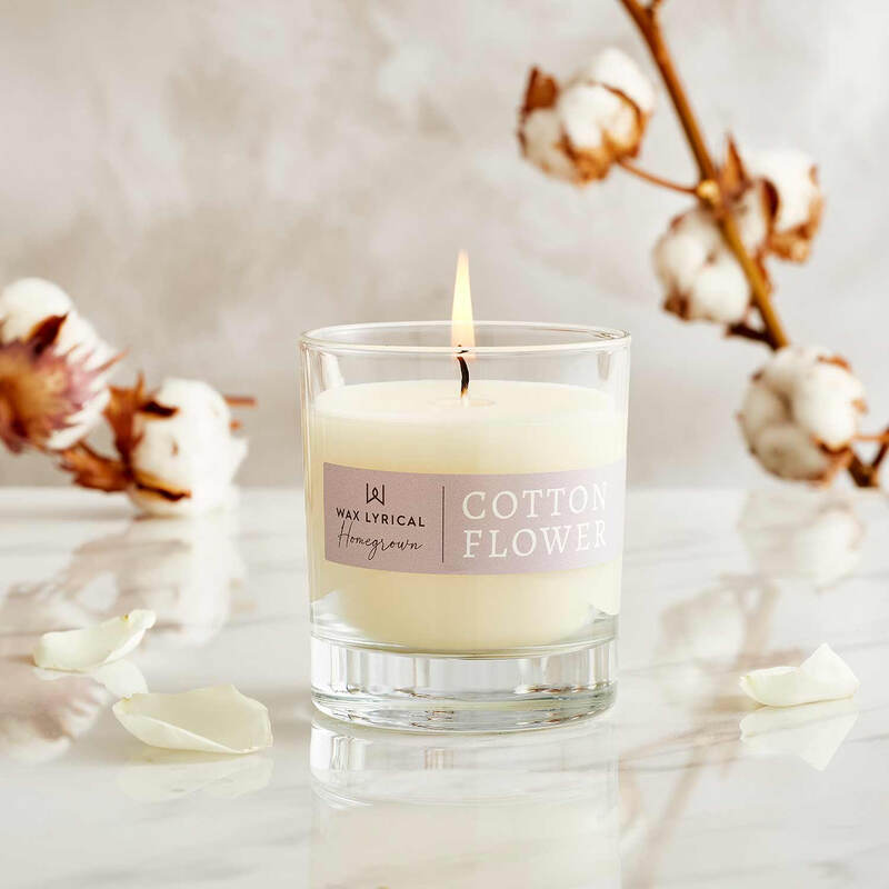 Wax Lyrical Candle Homegrown Cotton Flower 586G