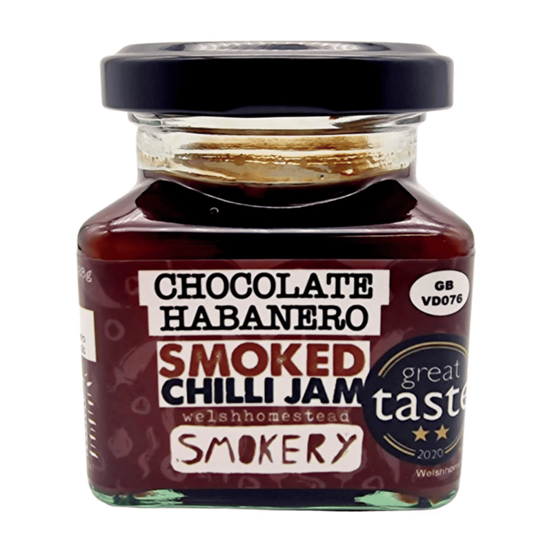 Welsh Homestead Smokery Welshhomestead Smokery Chocolate Habanero Smoked Chilli Jam 128G