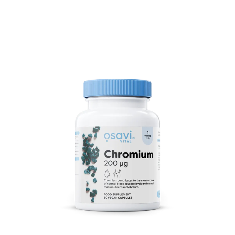 Osavi Chromium Blood Sugar Support 200Mcg Vegan Capsules - 60 Capsules