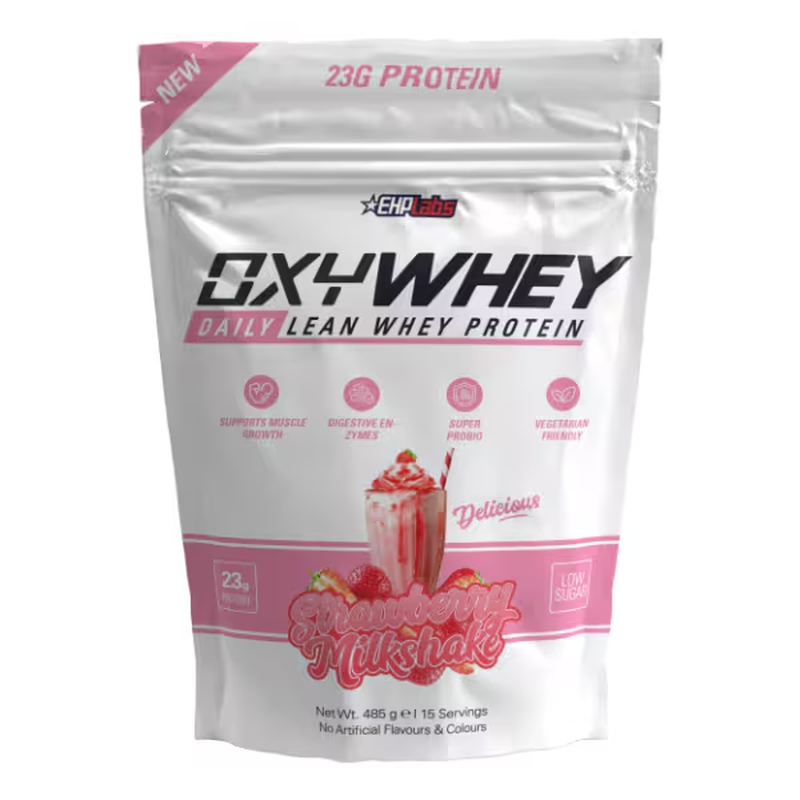 Whey Protein Powder Strawberry Flavour OxyWhey - 15 Servings