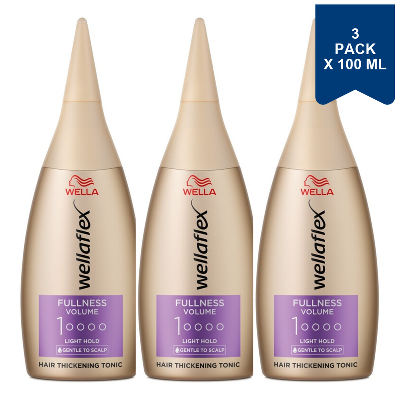 WELLA Flex Fullness Volume Tonic 100 ml (3-Pack)
