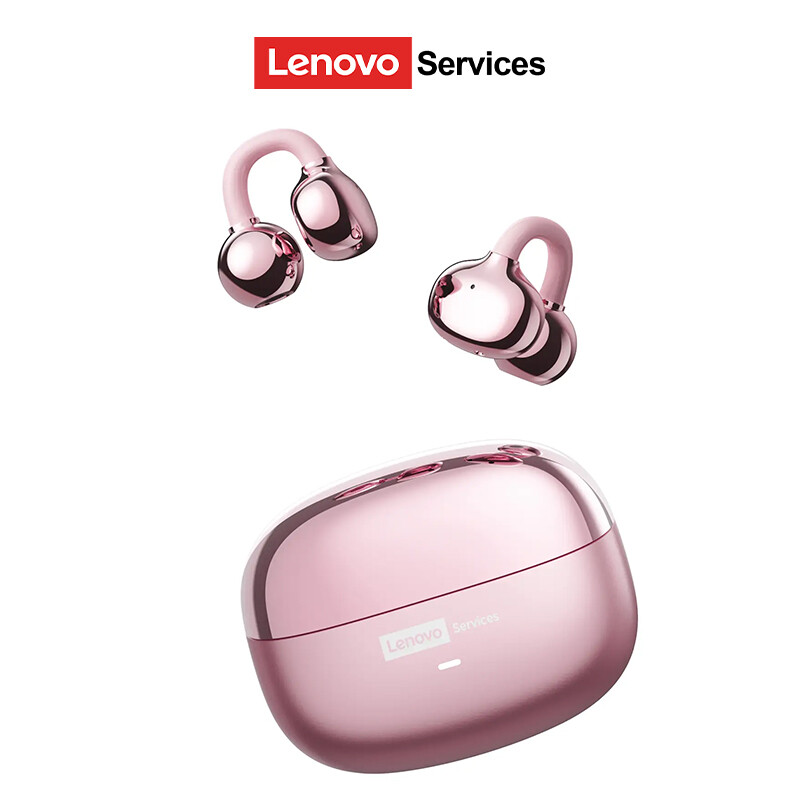 Lenovo Services LE302 Rosa kabellose Ohrhörer mit Ohrbügeln Hochwertiger Klang, bequemer Sitz