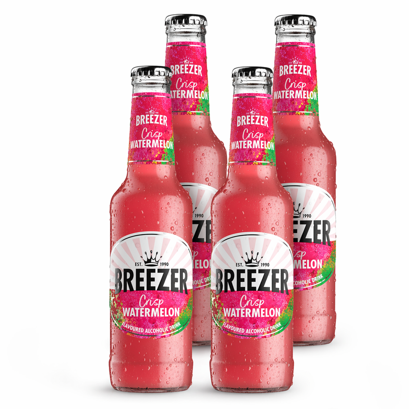 Bacardi Breezer Watermeloen – 4 x 275 ml