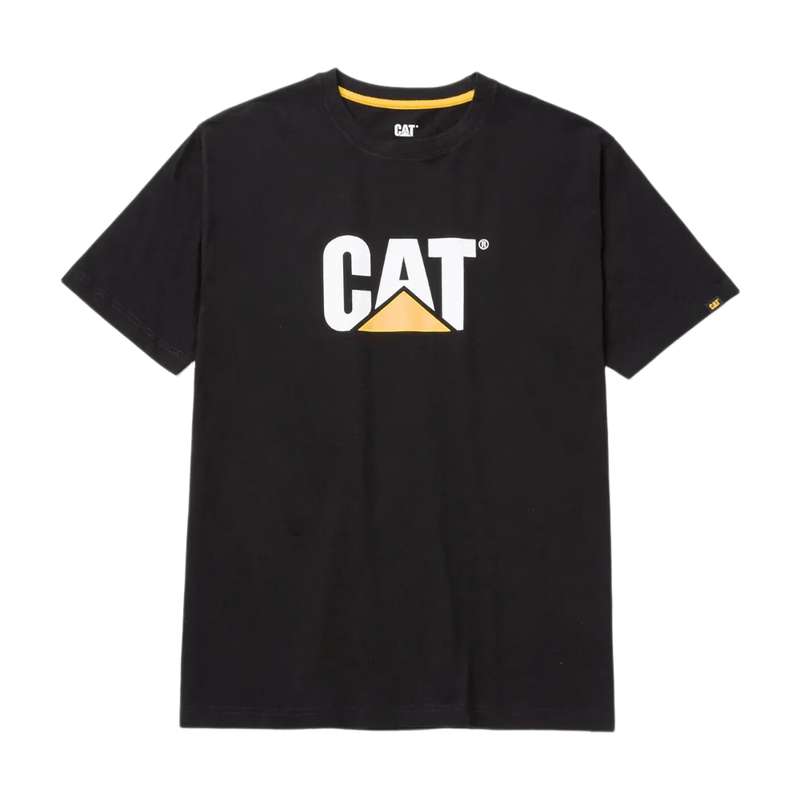 CAT TM LOGO T-shirt Zwart Maat M