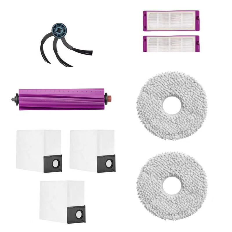 Eureka J15 Pro Ultra Accessoireset: Zijborstel x1, Dweilpads x2, Rolborstel x1, HEPA-filter x2, Stofzakken x3