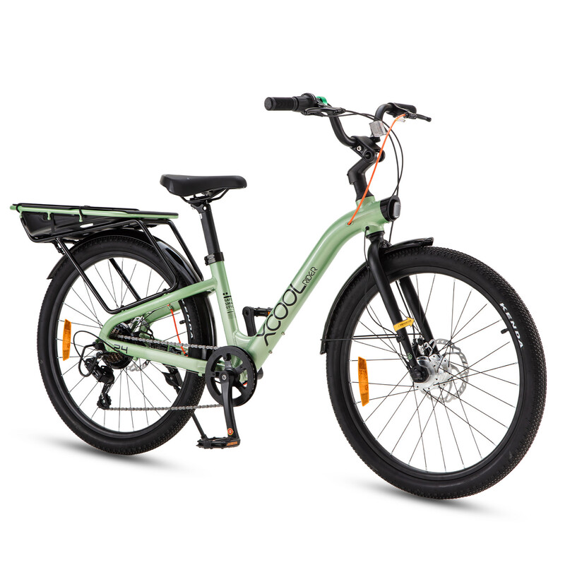RoyalBaby + Kids Fahrrad + XCOOL + Grün 24 Zoll, Nettogewicht 14,7 kg