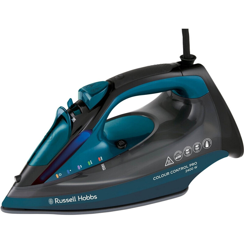 Russell Hobbs Dampfbügeleisen Colour Control Pro 27280-56, Blaugrün Und Schwarz