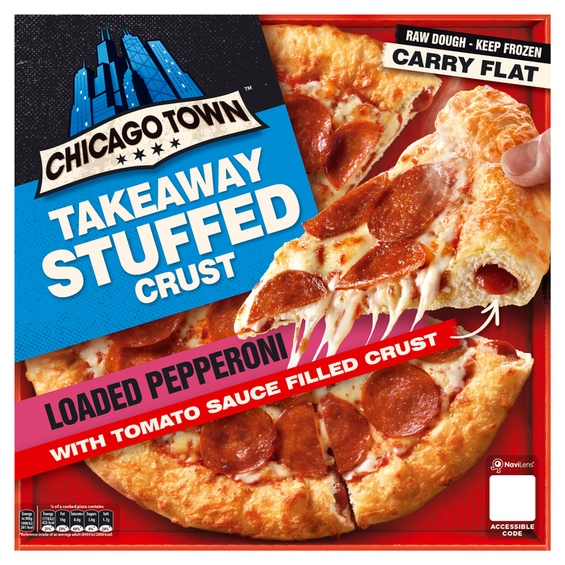 Stuffed Crust Takeaway Loaded Pepperoni Pizza 645g