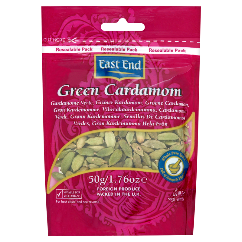 50g Whole Greencardamo