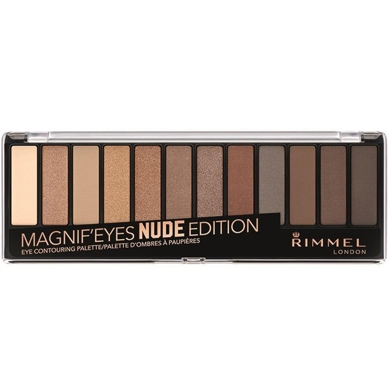 Rimmel London Magnif’eyes Konturierende Lidschattenpalette - 001 Nudetöne Ausgabe 14 g