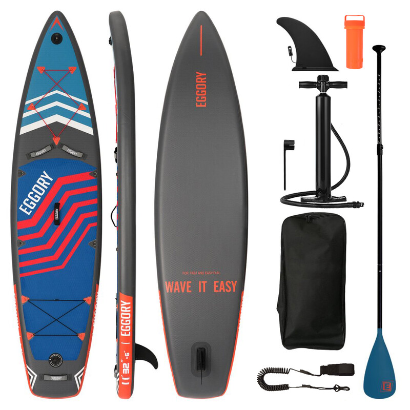 Inflatable Stand Up Paddle Board Fluorescent Red 3350x810x150mm 1pc