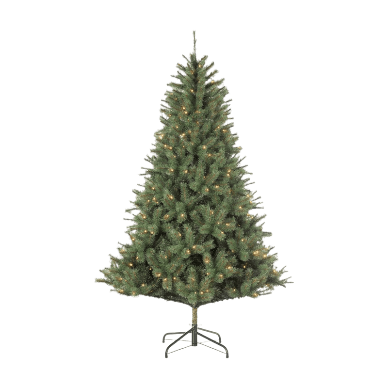 Black Box Trees Norwood kunstkerstboom met verlichting - kunstkerstboom H155 x D97 cm - met timer en dimmer - groen