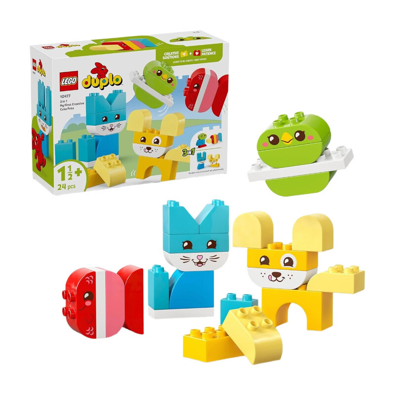 DUPLO 10477 3 in 1 Creative Cute Pets