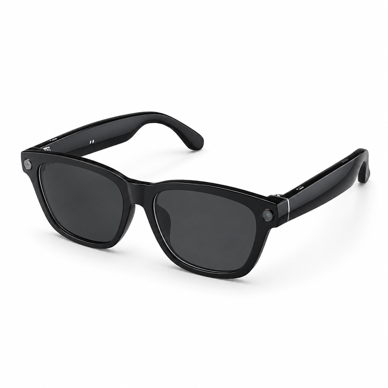 Verbex T5 Glasses: Smart glasses with AI capabilities. Supports real-time translation of 145 languages. Can record videos, take photos, be activated by voice commands, play music, answer phone calls, and provide weather updates. Also integrates with ChatGPT.