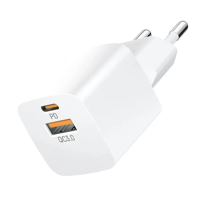 Wozinsky CMWCW 20W USB-C/USB-A Wandlader - Weiß