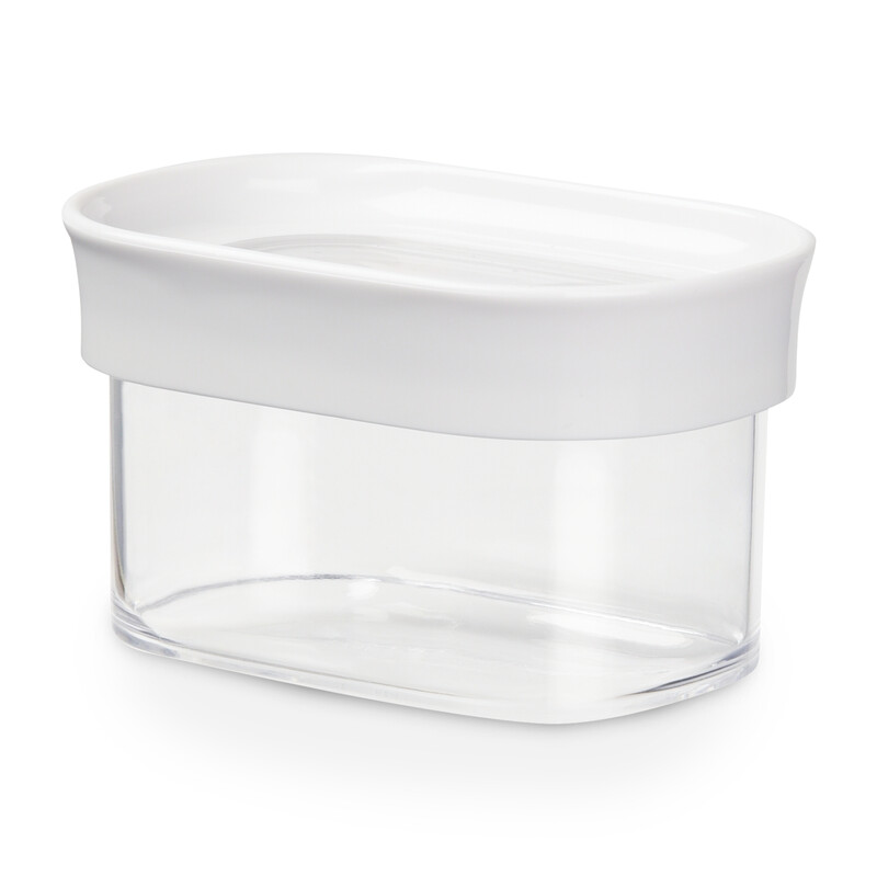 Emsa Optima Trockenvorratsdose, 0,18 L, rechteckig, 100% sicher/hygienisch/Platzeffizient, Frischedichtung, transparentes Design, N1141400