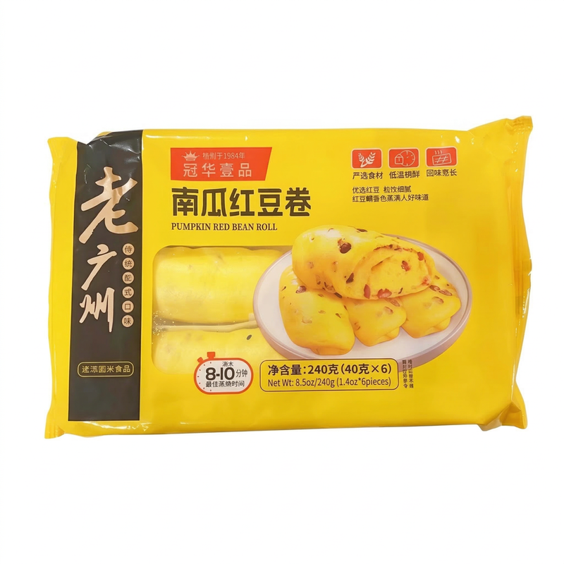 Rouleau Potiron et Haricot Rouge Guanhua 240g
